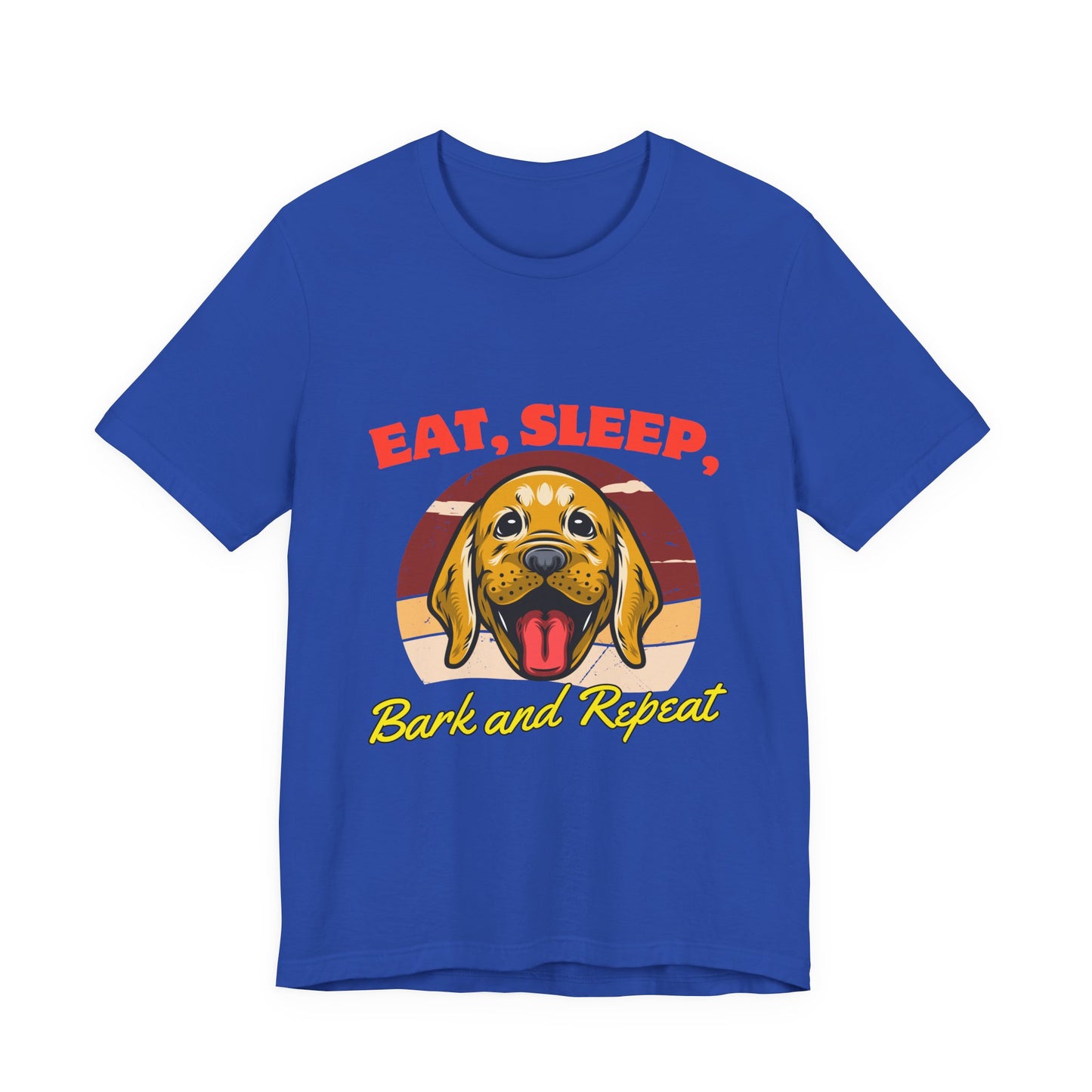 Dog Lover's Eat, Sleep, Bark Tee | Funny Pet T-Shirt, Gift for Dog Owners, Cute Canine Apparel, Dog Mom Shirt, Animal Lover Tops