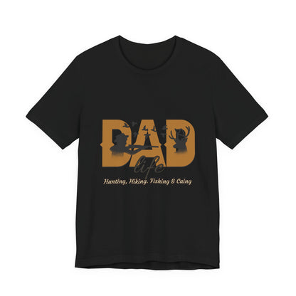 Dad Life Short Sleeve Tee - Celebrate Fatherhood, Gift for Dads, Casual Everyday Wear, Father's Day, Family Gatherings, Outdoor Adventures