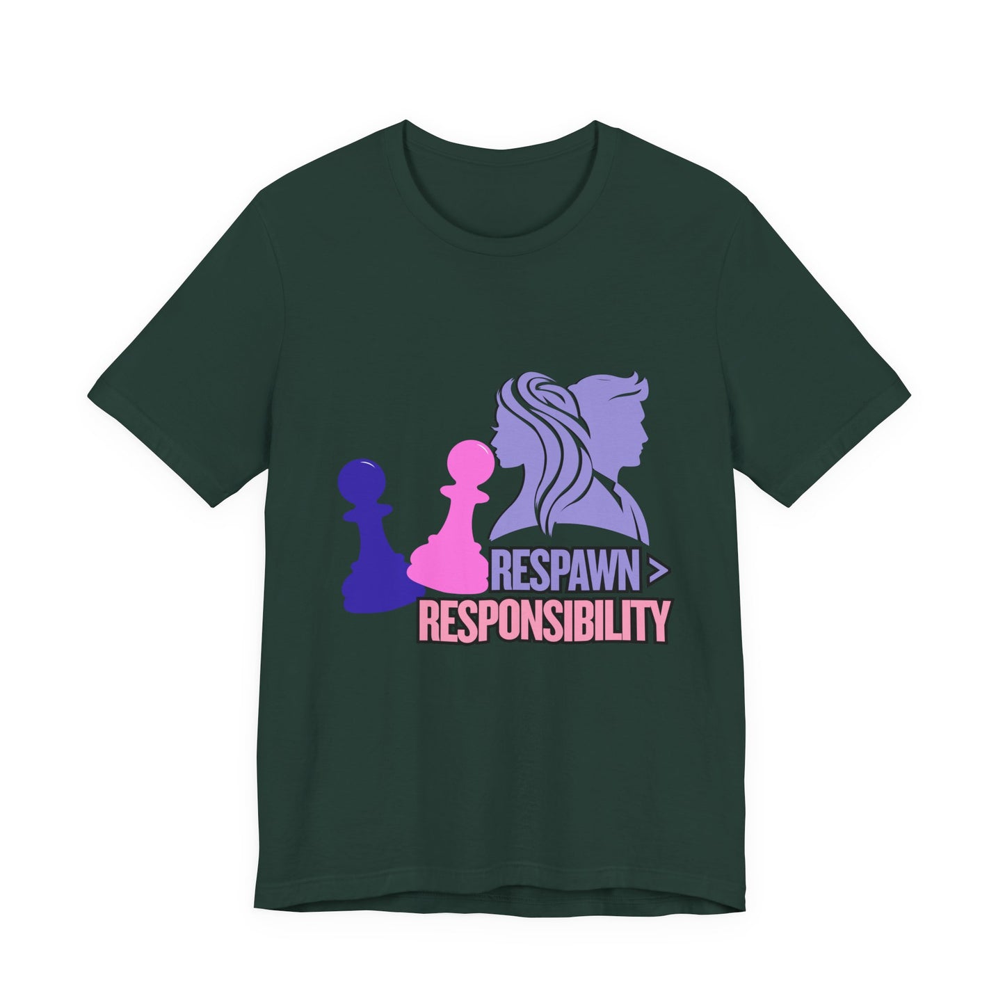 Chess Inspired Graphic Tee, Gamer Shirt, Motivational Quote Top, Casual Wear, Unique Gift for Gamers, Fun Tournament Attire