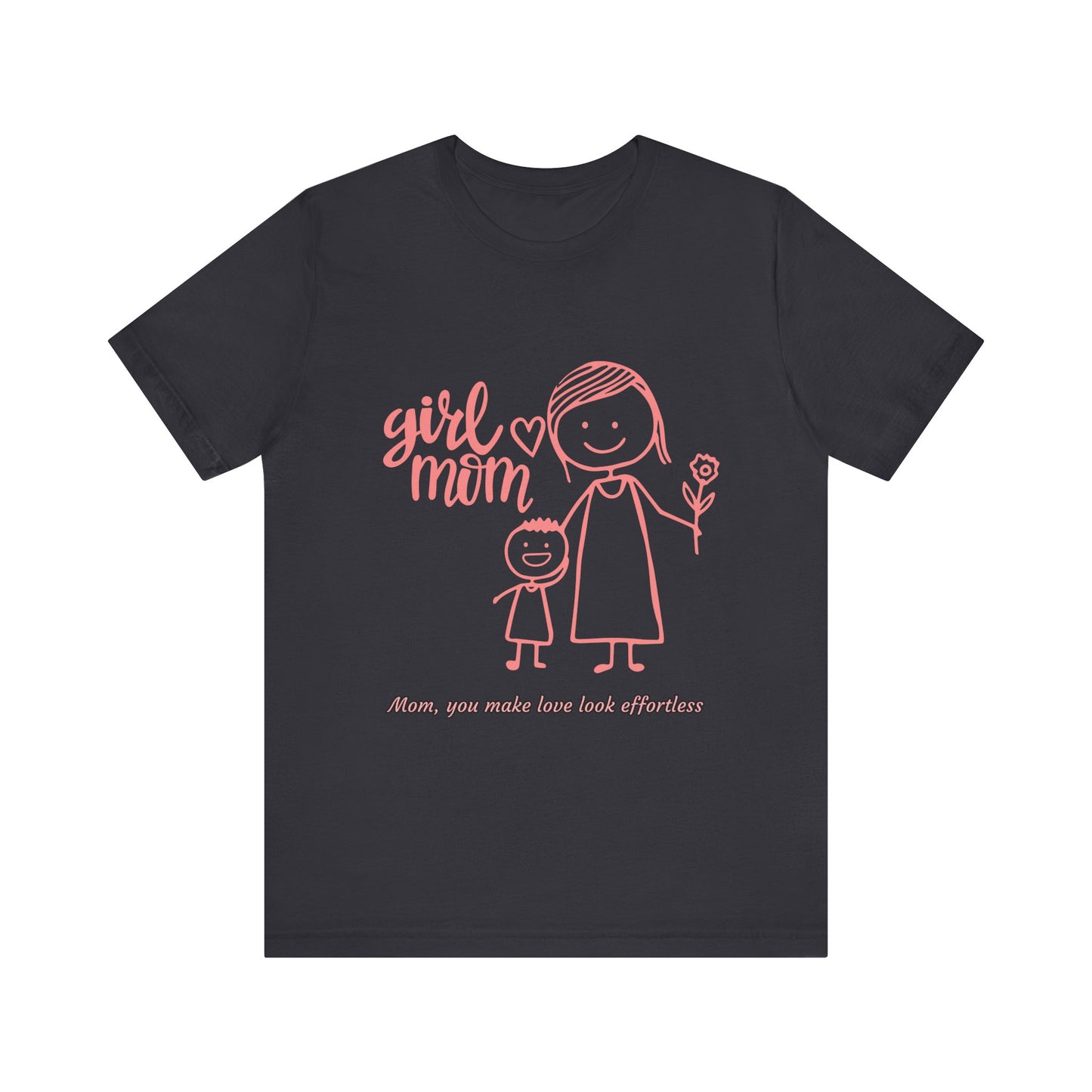 Mom Love Graphic Tee - Cute Mother's Day Gift, Family T-Shirt, Gift for Mom, Cute Apparel, Unisex Shirt