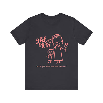 Mom Love Graphic Tee - Cute Mother's Day Gift, Family T-Shirt, Gift for Mom, Cute Apparel, Unisex Shirt