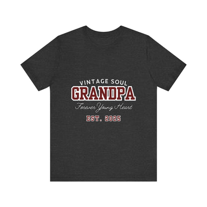 Vintage Soul Grandpa Tee | Perfect Gift for New Grandpas, Father's Day Present, Casual Wear, Family Gatherings, Comfortable Style