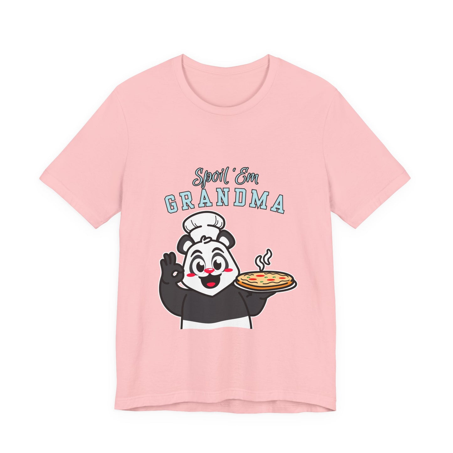 Cute Grandma Cooking Tee, Fun Family Gift, Unisex T-Shirt, Cute Chef Panda Design, Birthday, Mother's Day, Casual Wear