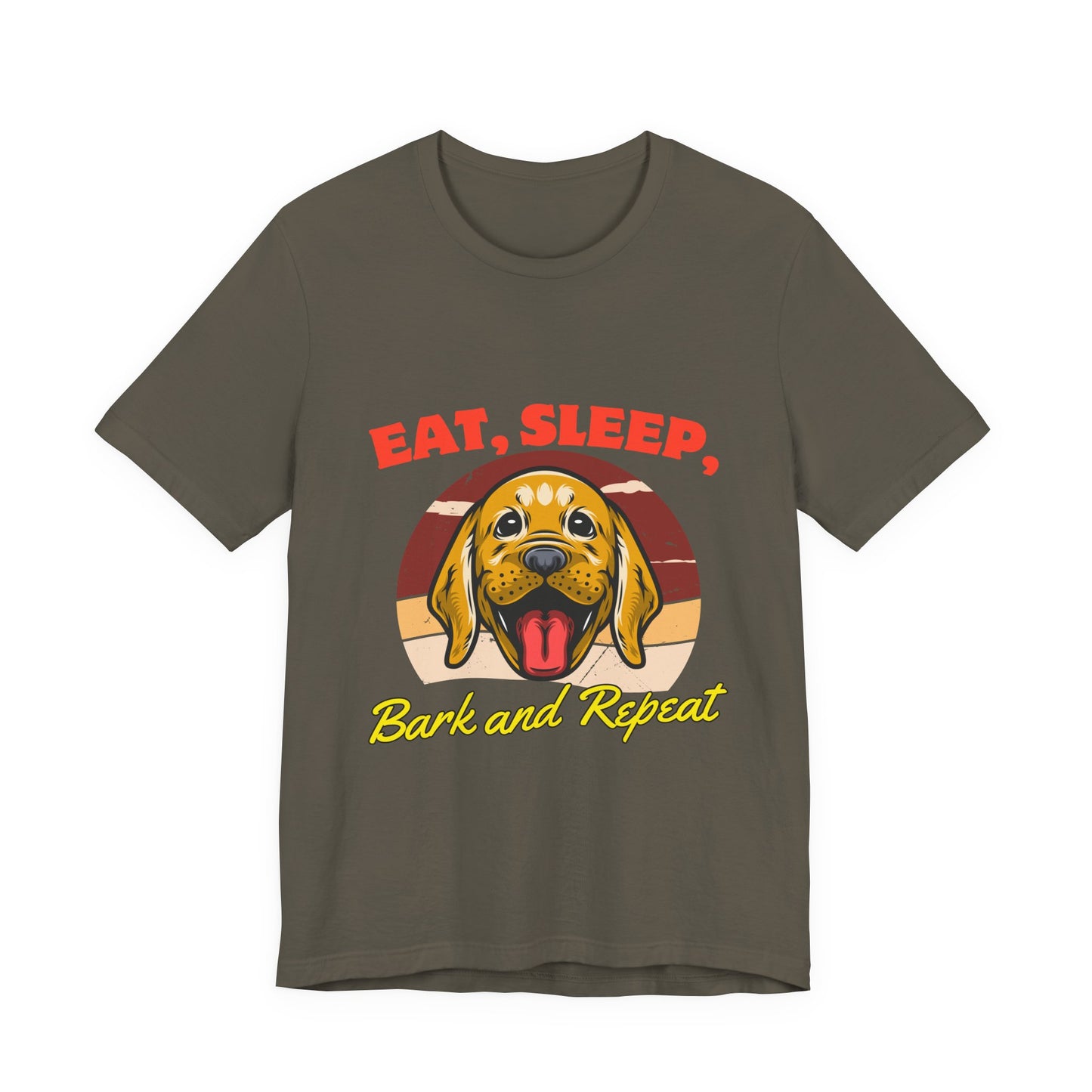 Dog Lover's Eat, Sleep, Bark Tee | Funny Pet T-Shirt, Gift for Dog Owners, Cute Canine Apparel, Dog Mom Shirt, Animal Lover Tops