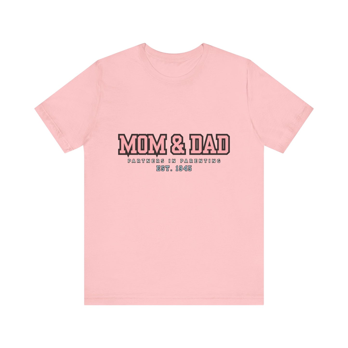 Mom & Dad Partner in Parenting Tee, Family Matching Tee, Parent T-Shirt, Gift for New Parents, Cute Family Shirt, Unisex Graphic Tee