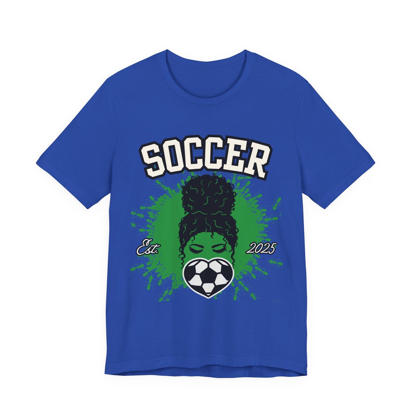 Soccer Queen Graphic Tee, Perfect for Game Day, Sports Lover Gift, Unisex Short Sleeve Tee, Soccer Mom Shirt, Athlete Apparel