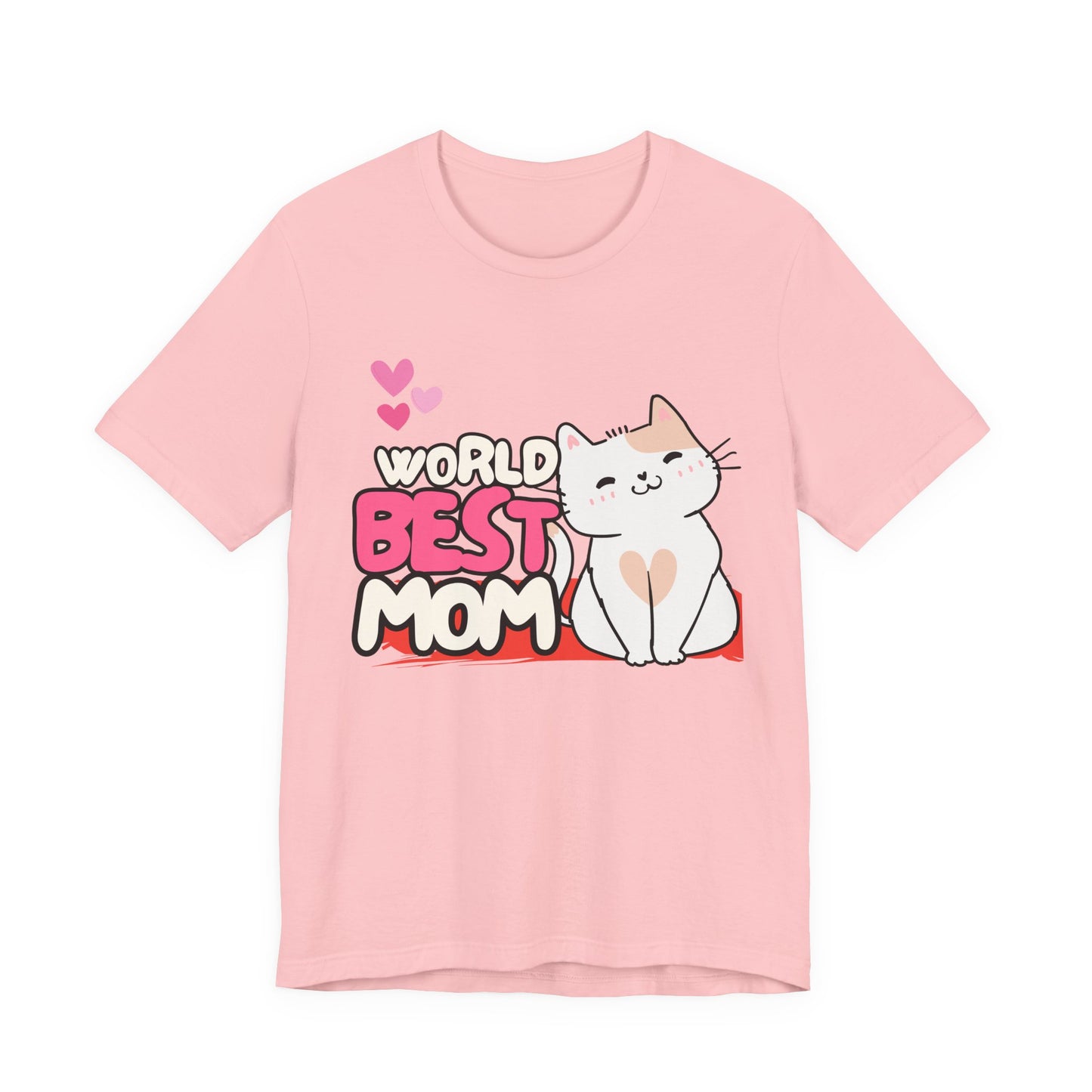 World's Best Mom Kitty Cat Tee, Unisex T-Shirt for Cat Lovers, Mother's Day Gift, Casual Wear, Kids and Moms Matching Shirts, Cute Pet Lover [...]