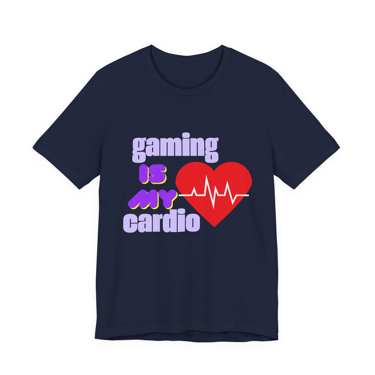 Gaming Is My Cardio Tee, Unisex T-Shirt, Gamer Shirt, Casual Wear, Perfect Gift for Gamers, Fun Graphic Tee
