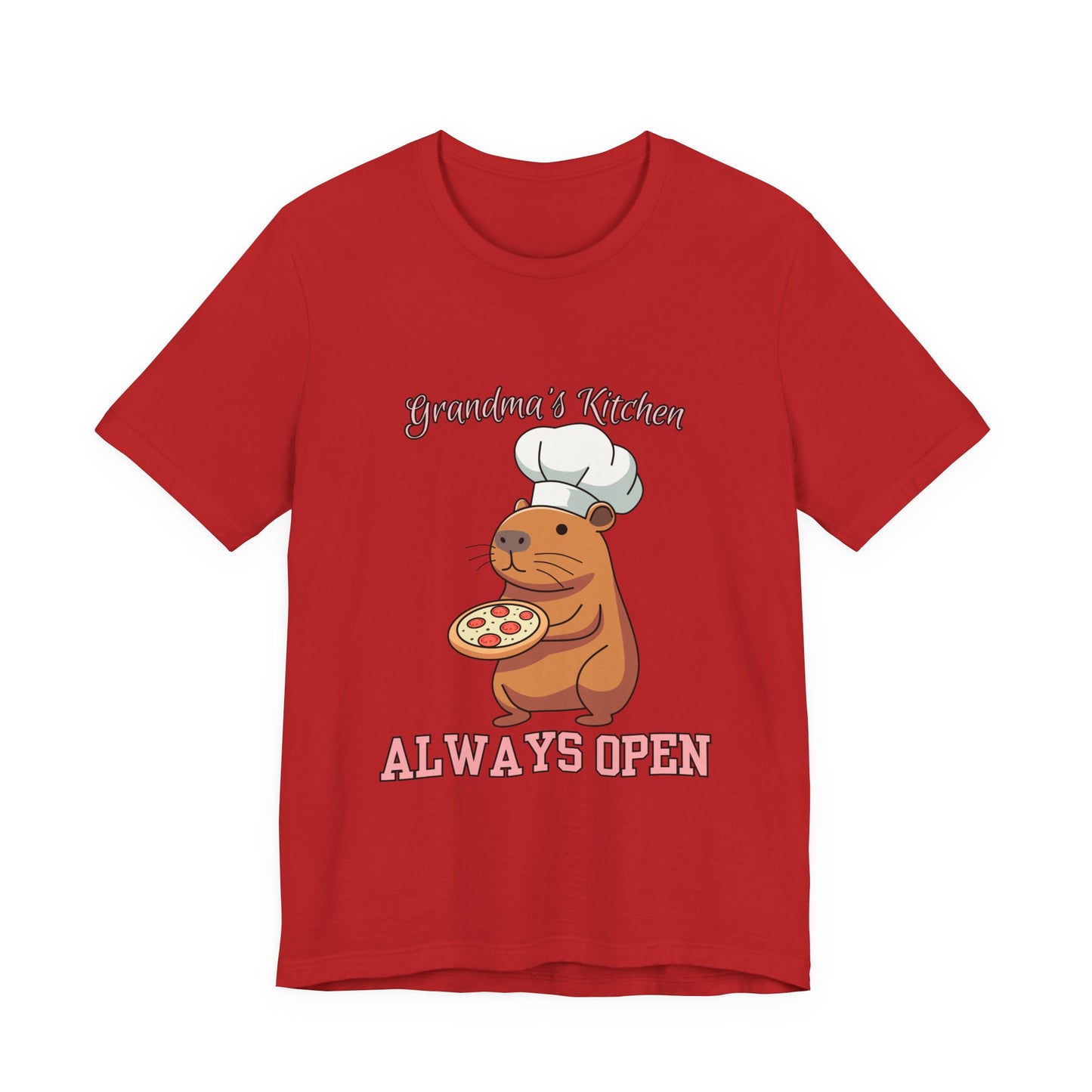 Grandma's Kitchen Unisex Tee | Cute Chef Shirt | Ideal Gift for Food Lovers, Family Gatherings, Birthdays, Home Cooks, Casual Wear