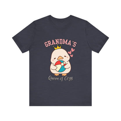 Grandma's Queen of Corgis Tee, Cute Pet Lovers Shirt, Gift for Dog Moms, Unique Grandma Gift, Casual T-Shirt, Fun Animal Tee