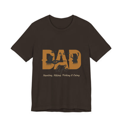 Dad Life Short Sleeve Tee - Celebrate Fatherhood, Gift for Dads, Casual Everyday Wear, Father's Day, Family Gatherings, Outdoor Adventures