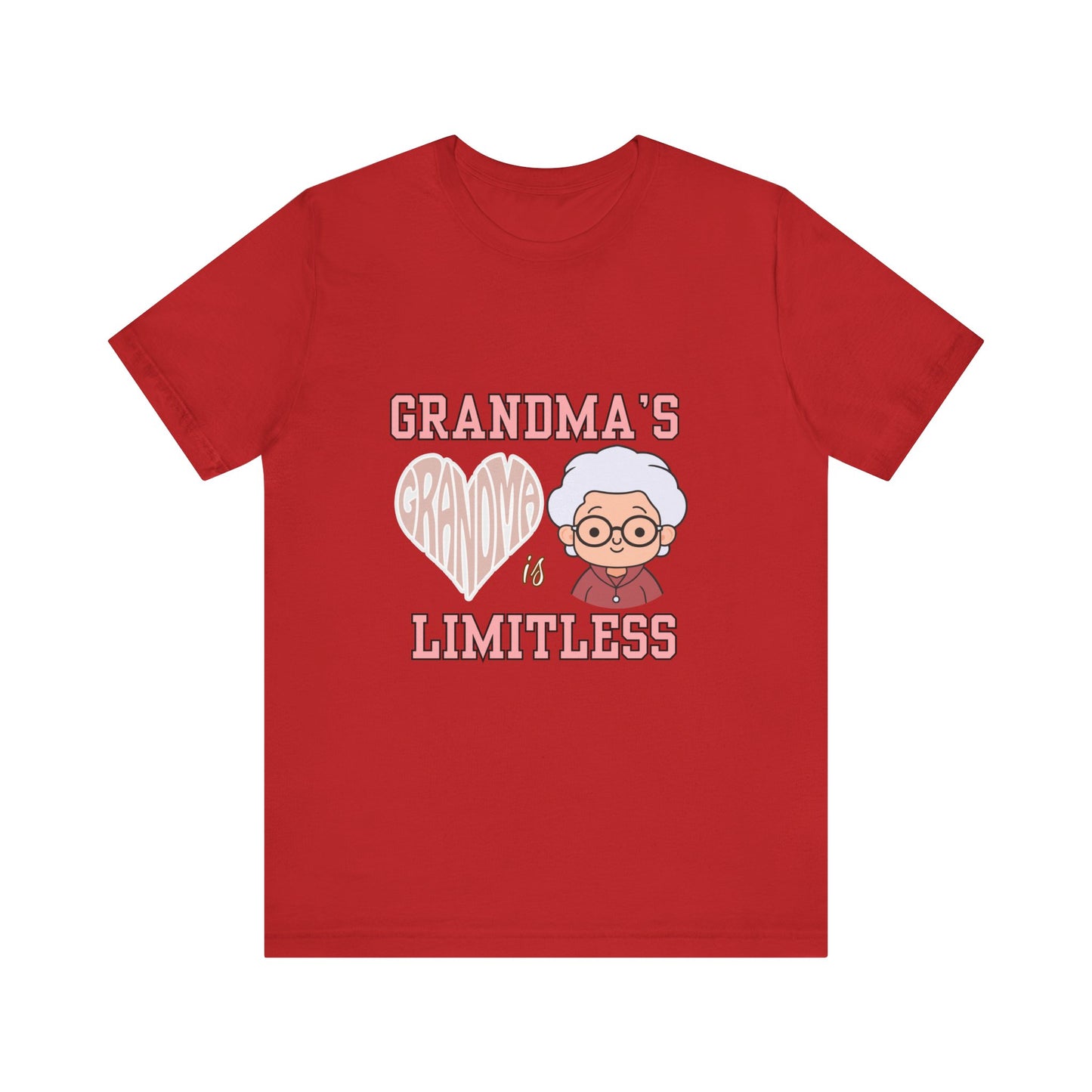 Grandma's Limitless Love Unisex Tee, Cute Grandmother Gift, Family Reunion Shirt, Mother's Day Tee, Comfortable Everyday Wear, [...]
