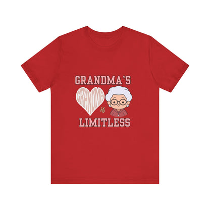 Grandma's Limitless Love Unisex Tee, Cute Grandmother Gift, Family Reunion Shirt, Mother's Day Tee, Comfortable Everyday Wear, [...]