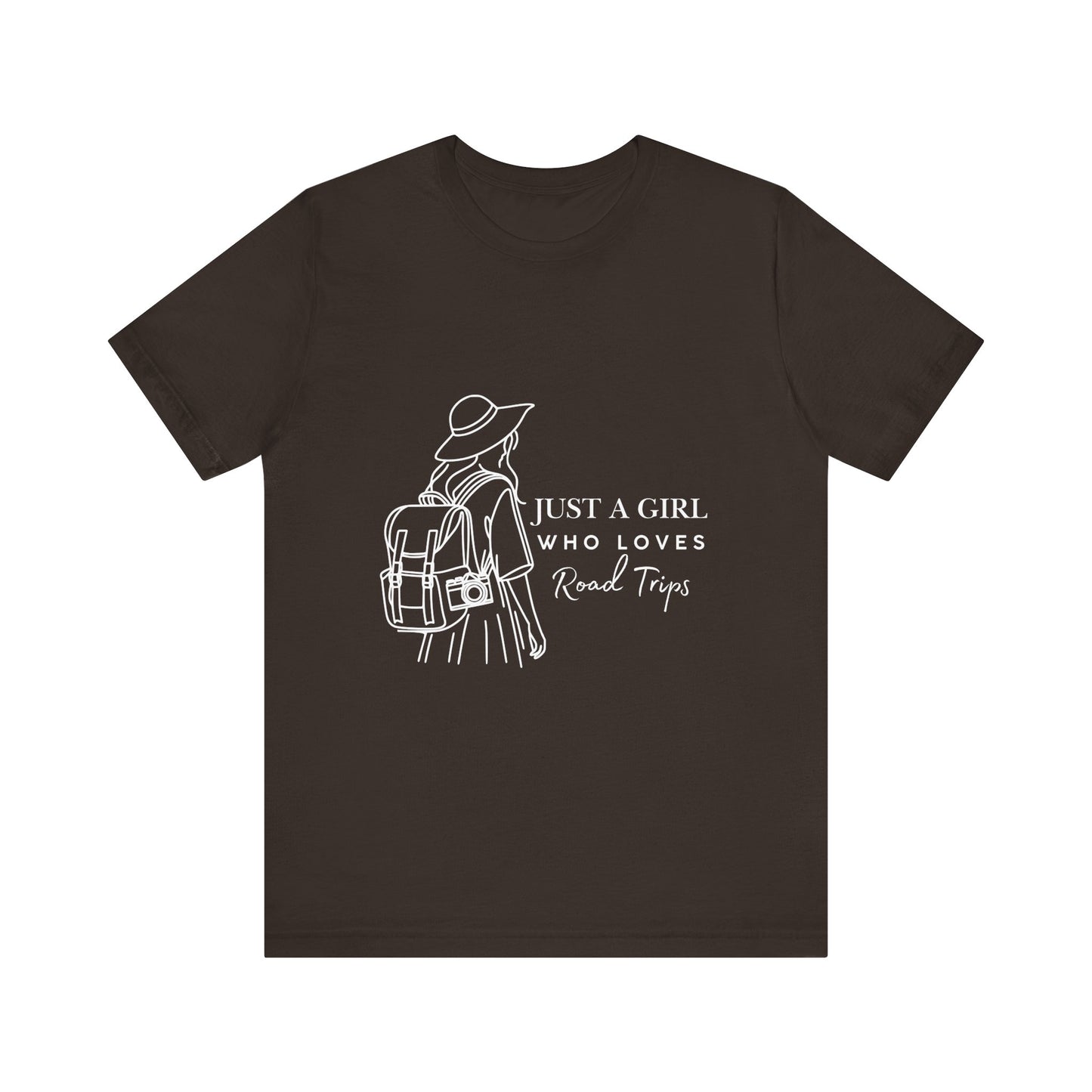 Adventure-Ready Tee for Girls | 'Just a Girl Who Loves Road Trips' | Travel Shirt, Vacation Outfit, Gift for Travelers, Summer [...]