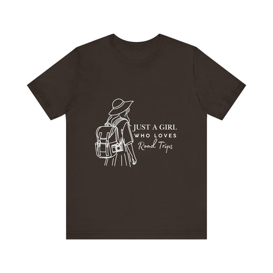 Adventure-Ready Tee for Girls | 'Just a Girl Who Loves Road Trips' | Travel Shirt, Vacation Outfit, Gift for Travelers, Summer [...]