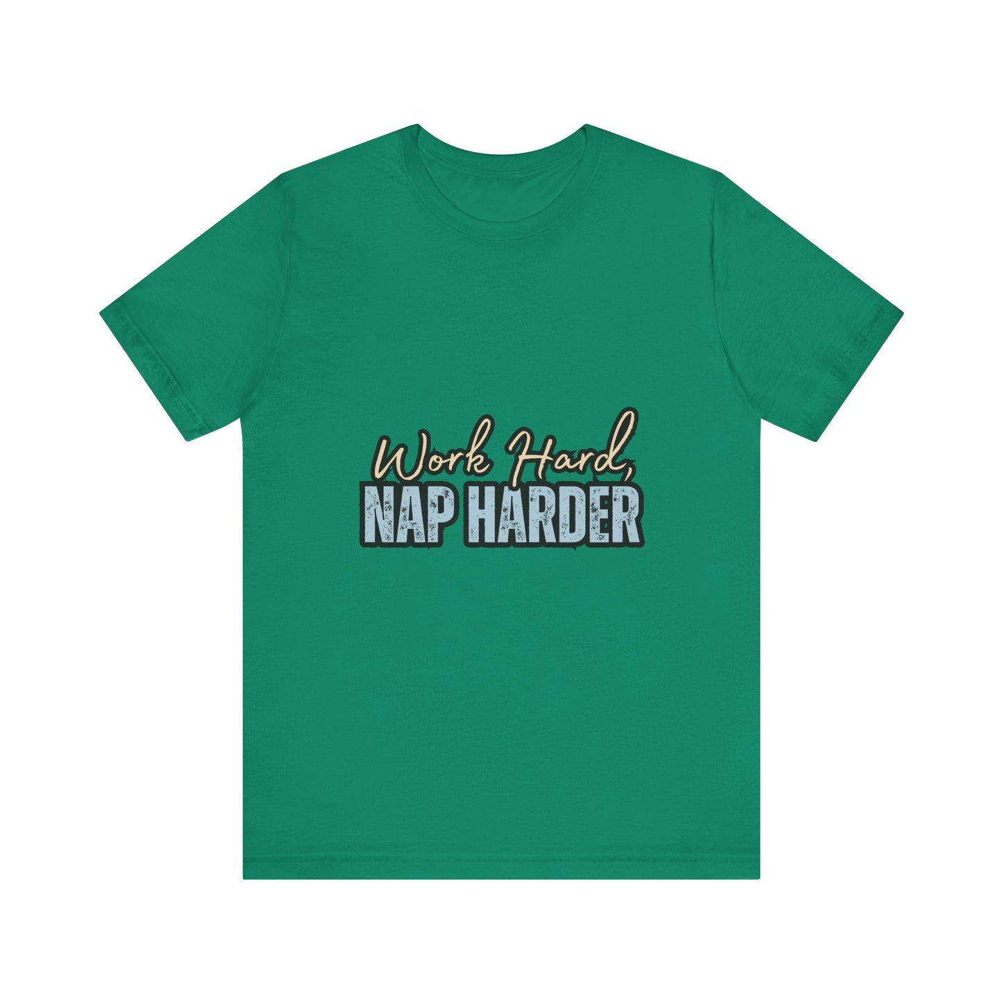 Work Hard, Nap Harder Unisex Jersey Short Sleeve Tee, Funny T-Shirt, Gift for Nappers, Casual Wear, Relaxation Shirt, Birthday Gift, [...]