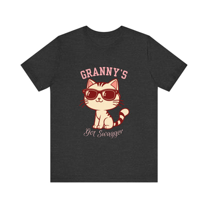 Cool Cat Grandma Tee | Fun Cat Shirt, Gifts for Cat Lovers, Quirky Quote Top, Cat Mom Gift, Casual Wear