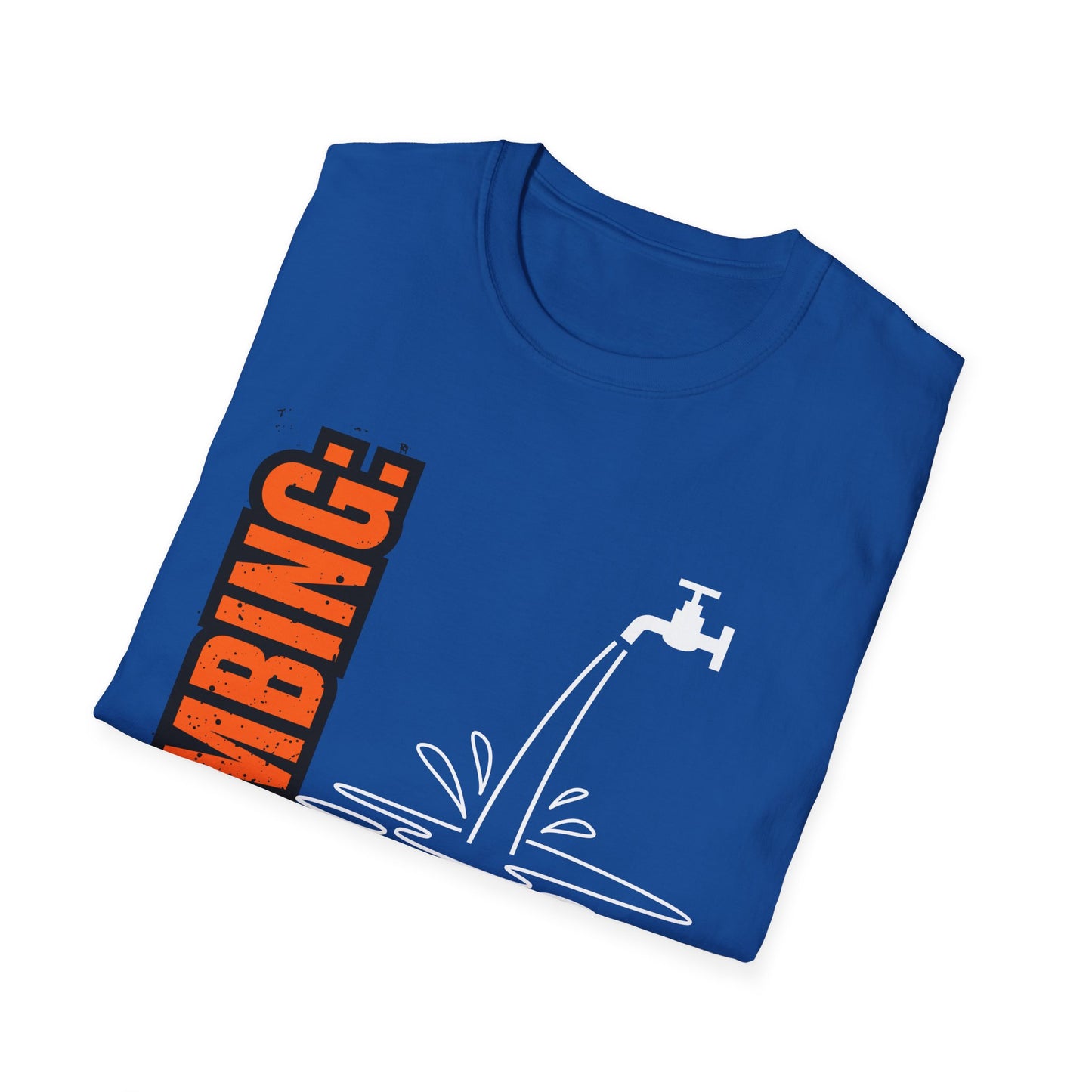 Plumbing Flow State Tee, Unisex Softstyle T-Shirt, Casual Workwear, Gift for Plumbers, Home Improvement Enthusiasts