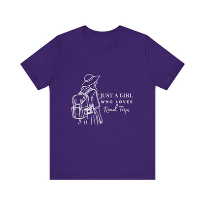 Adventure-Ready Tee for Girls | 'Just a Girl Who Loves Road Trips' | Travel Shirt, Vacation Outfit, Gift for Travelers, Summer [...]