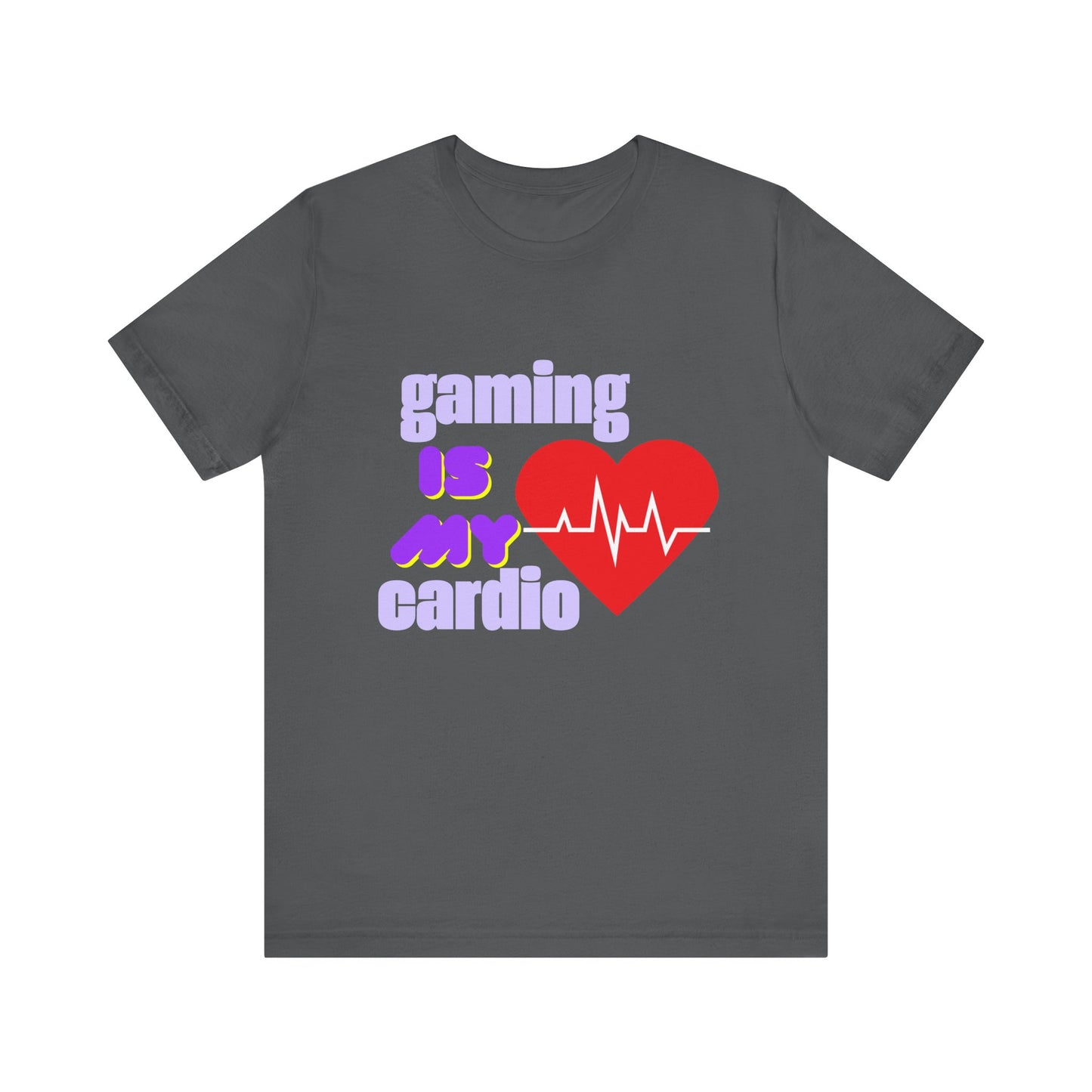 Gaming Is My Cardio Tee, Unisex T-Shirt, Gamer Shirt, Casual Wear, Perfect Gift for Gamers, Fun Graphic Tee