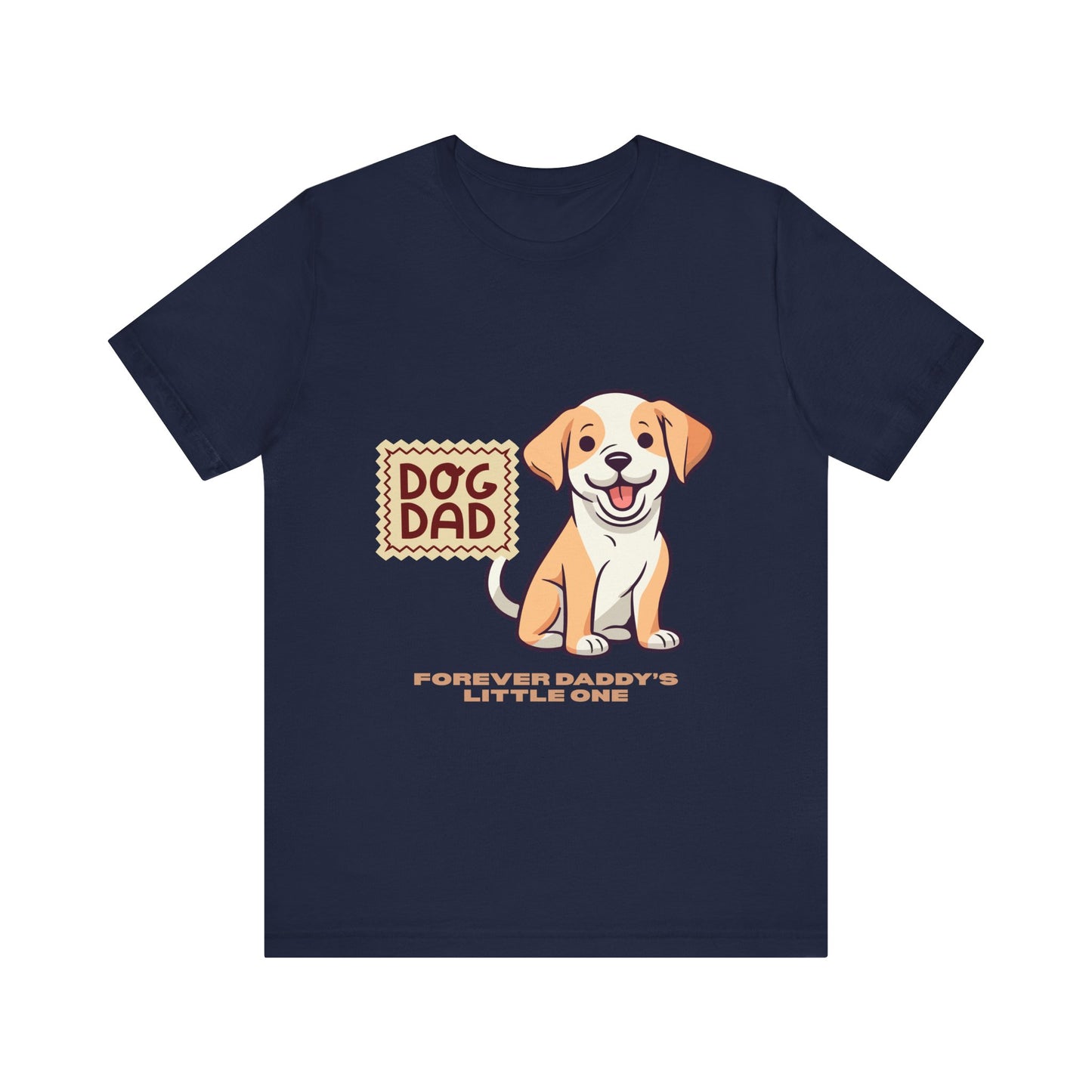 Dog Dad T-Shirt, Perfect Gift for Pet Lovers, Father's Day Apparel, Unisex Casual Tee, Dog Lover Shirt, Cute Dog Dad Design