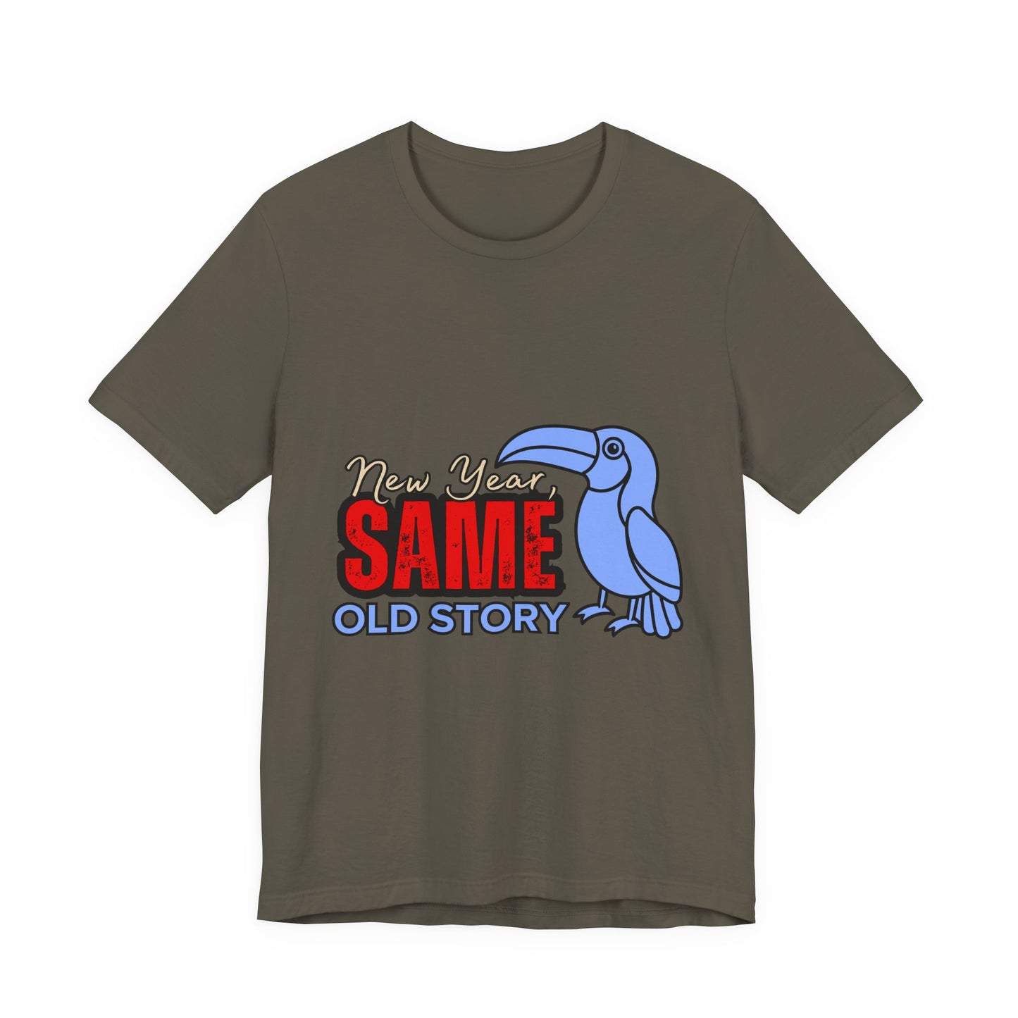 New Year Same Old Story Tee | Funny Graphic T-Shirt | Unisex Casual Wear | Gift for Friends | Holiday Party Apparel, New Year's [...]