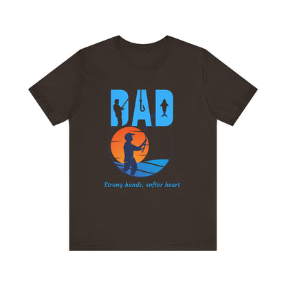 Fishing Dad Tee - Strong Hands, Soft Heart | Great Gift for Father's Day, Casual Wear, Outdoor Adventures, Dad's Birthday, Summer [...]