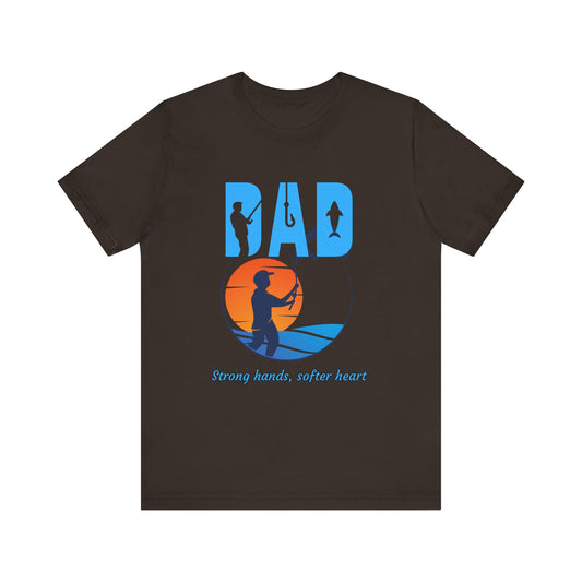 Fishing Dad Tee - Strong Hands, Soft Heart | Great Gift for Father's Day, Casual Wear, Outdoor Adventures, Dad's Birthday, Summer [...]