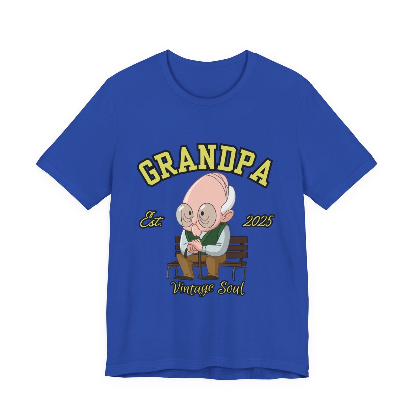 Vintage Grandpa Tee, Unisex Short Sleeve T-Shirt, Gift for Grandpa, Father's Day Outfit, Family Reunion Apparel, Nostalgic T-Shirt