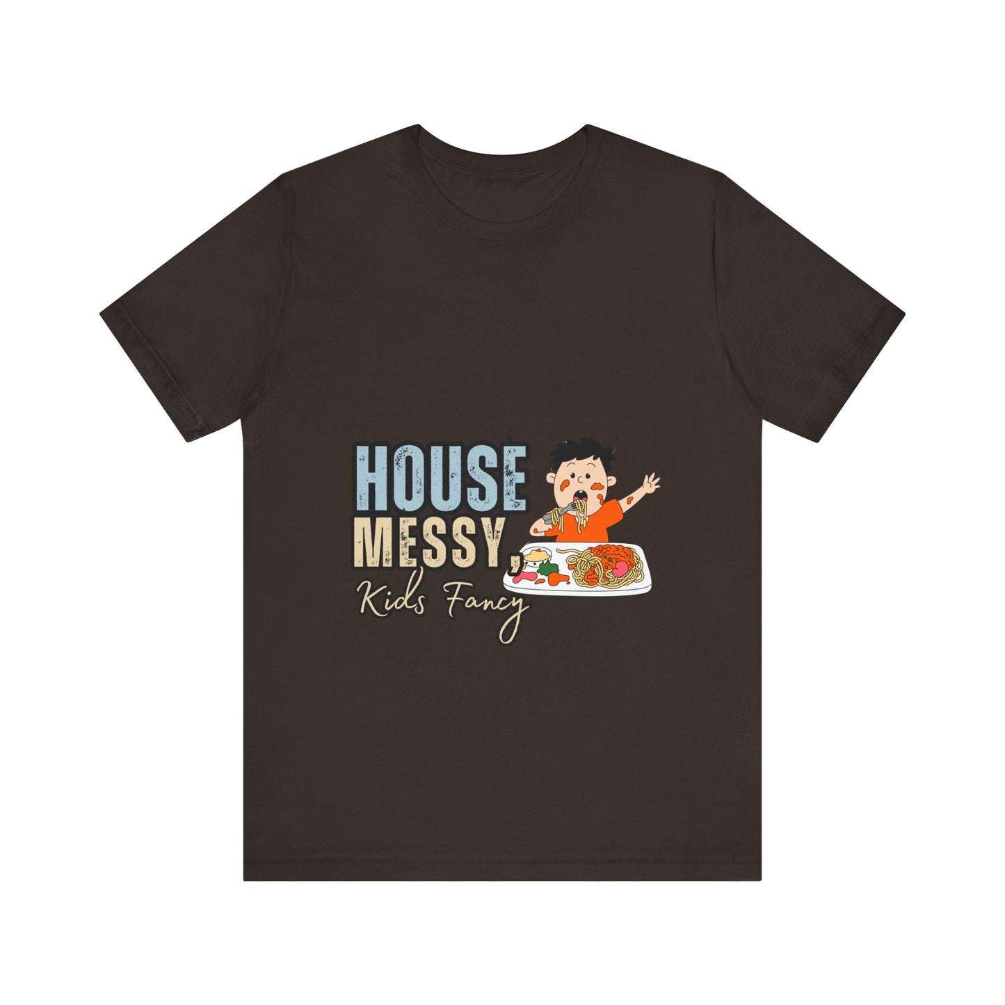 Messy House Kids Funny Tee, Unisex Short Sleeve Shirt, Family Humor Gift, Parenting Humor T-Shirt, Kids Mess T-Shirt