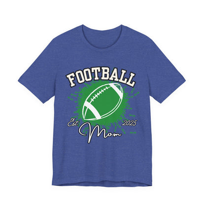 Football Mom Tee, Unisex Short Sleeve T-Shirt, Perfect Gift for Sports Moms, Game Day Apparel, Casual Weekend Wear