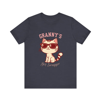 Cool Cat Grandma Tee | Fun Cat Shirt, Gifts for Cat Lovers, Quirky Quote Top, Cat Mom Gift, Casual Wear