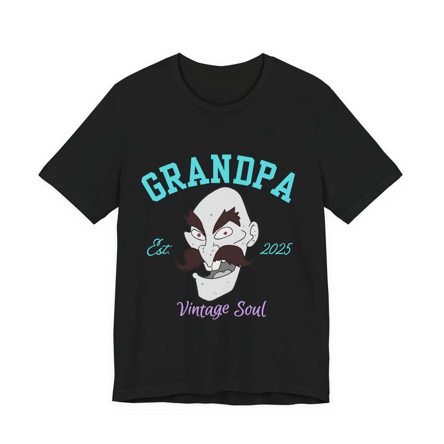 Grandpa Est 2025 Vintage Soul Tee, Funny Grandpa Gift, Unisex T-Shirt, Father's Day, Vintage Style, Gift for Grandpa
