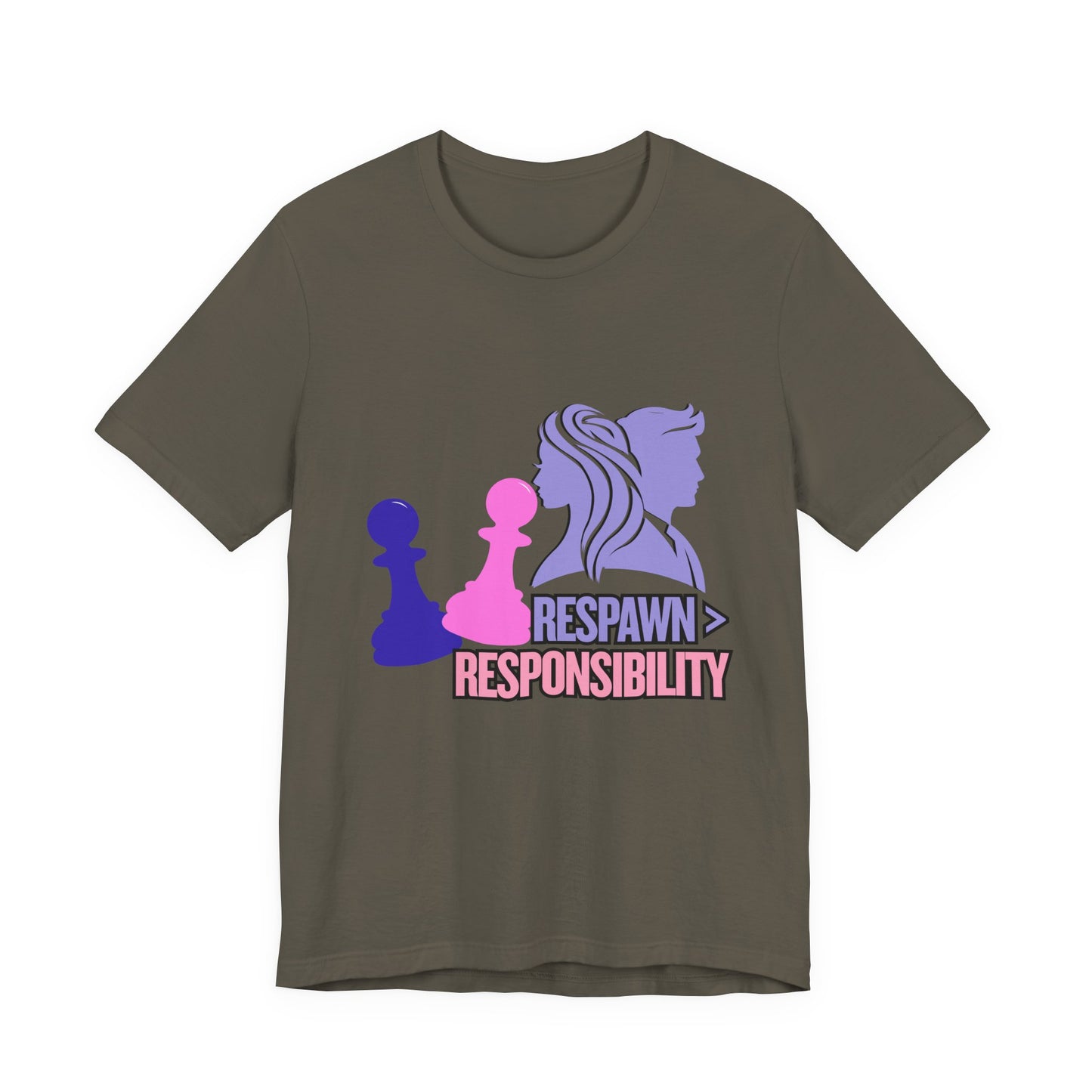 Chess Inspired Graphic Tee, Gamer Shirt, Motivational Quote Top, Casual Wear, Unique Gift for Gamers, Fun Tournament Attire