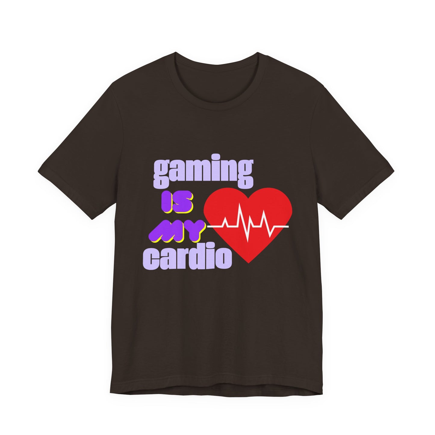 Gaming Is My Cardio Tee, Unisex T-Shirt, Gamer Shirt, Casual Wear, Perfect Gift for Gamers, Fun Graphic Tee