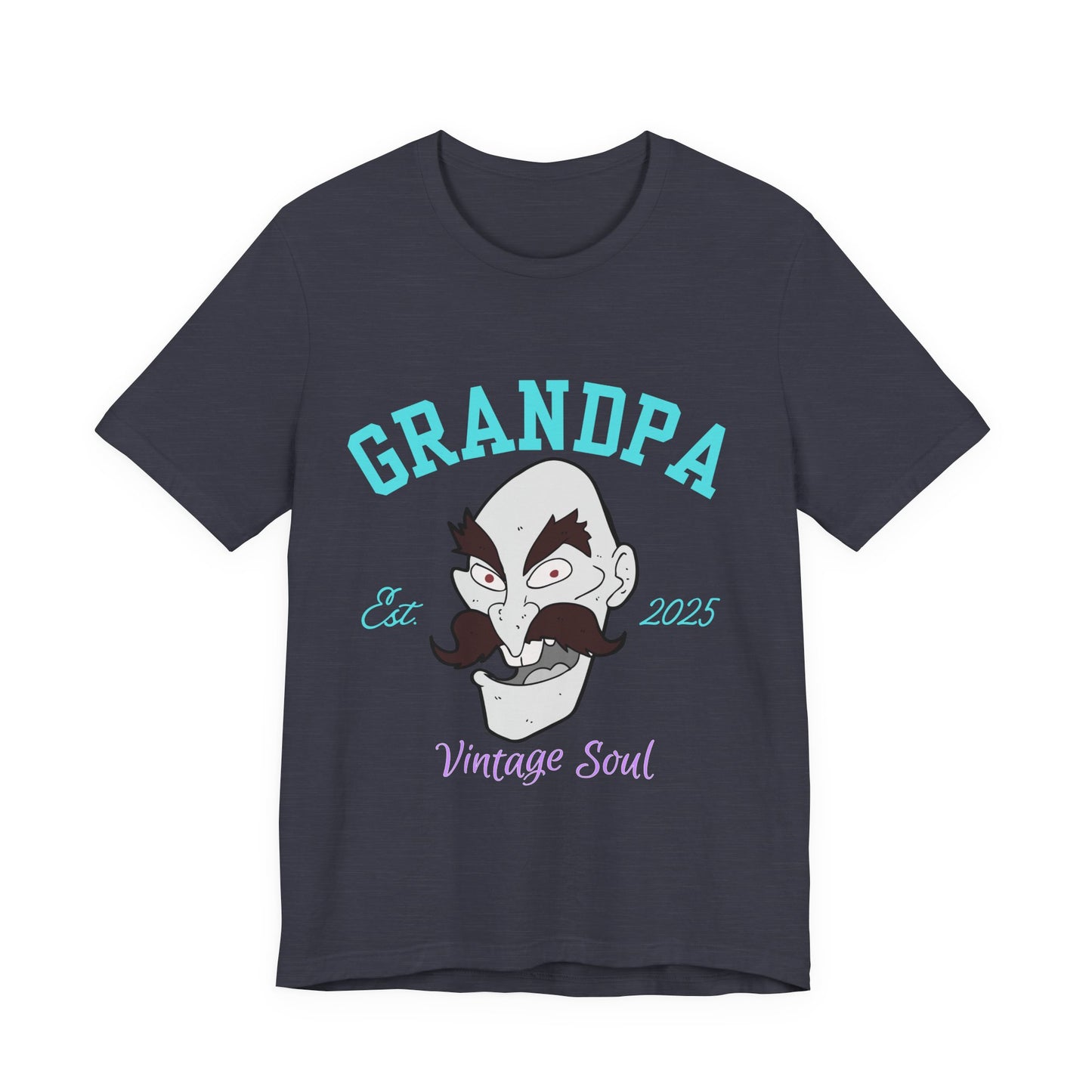 Grandpa Est 2025 Vintage Soul Tee, Funny Grandpa Gift, Unisex T-Shirt, Father's Day, Vintage Style, Gift for Grandpa
