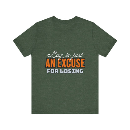 Motivational Fitness Tee, Unisex Jersey Short Sleeve Tee - 'Laziness is just an excuse for losing', Workout Apparel, Gym Shirt, Gift [...]