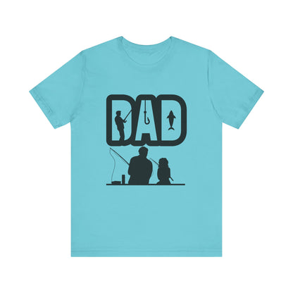 Father and Child Fishing Tee, Perfect Gift for Dads, Fishing Enthusiast Shirt, Father's Day Apparel, Family Bonding Tee