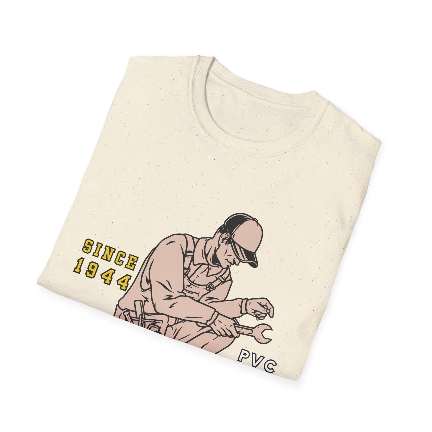 Vintage Plumber T-Shirt, Funny Plumbing Tee, Gift for Plumbers, Since 1944 Graphic Shirt, Unisex Softstyle Apparel