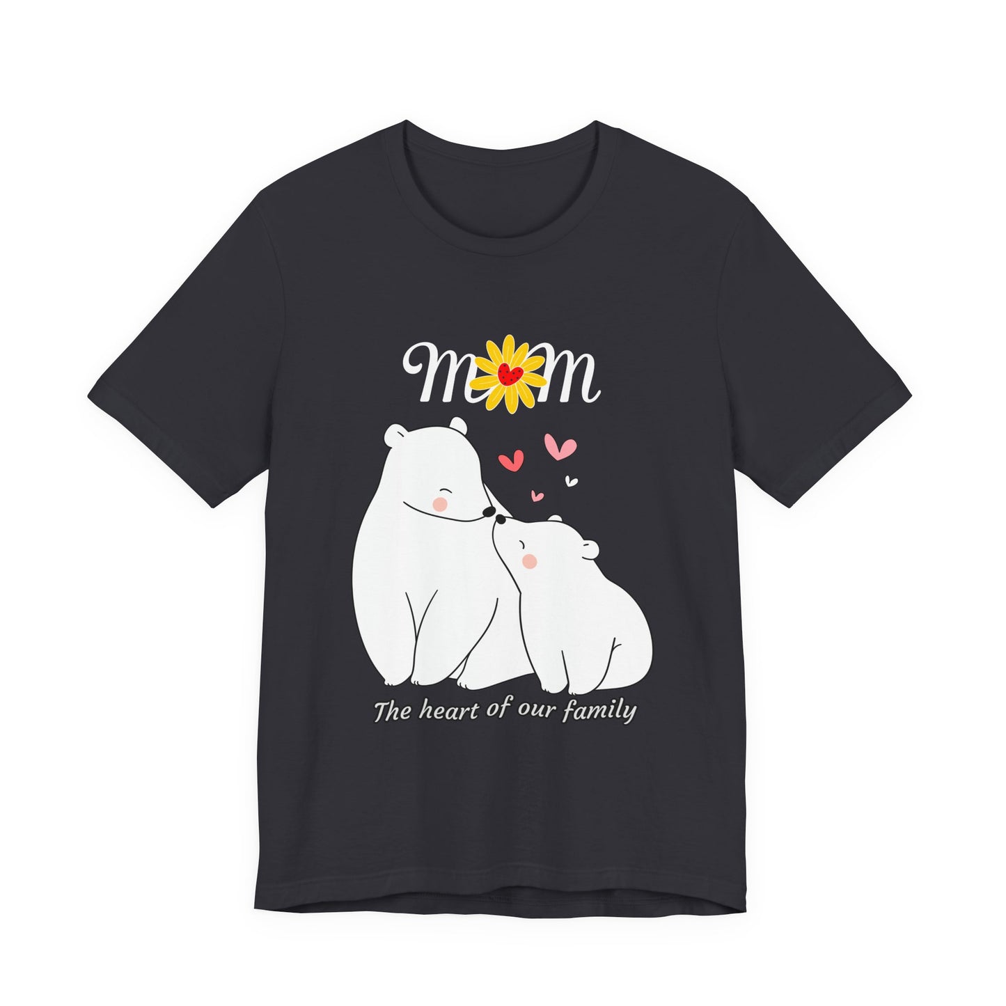 Mom Love Short Sleeve Tee, Cute Mom Shirt, Gift for Mom, Family Tee, Mother's Day Shirt, Mother's Day Gift