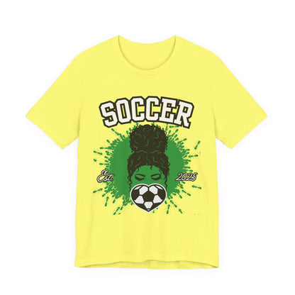 Soccer Queen Graphic Tee, Perfect for Game Day, Sports Lover Gift, Unisex Short Sleeve Tee, Soccer Mom Shirt, Athlete Apparel