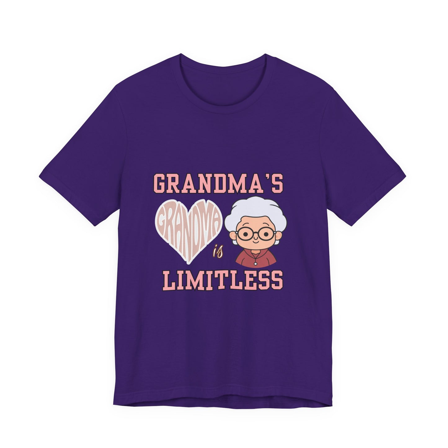 Grandma's Limitless Love Unisex Tee, Cute Grandmother Gift, Family Reunion Shirt, Mother's Day Tee, Comfortable Everyday Wear, [...]