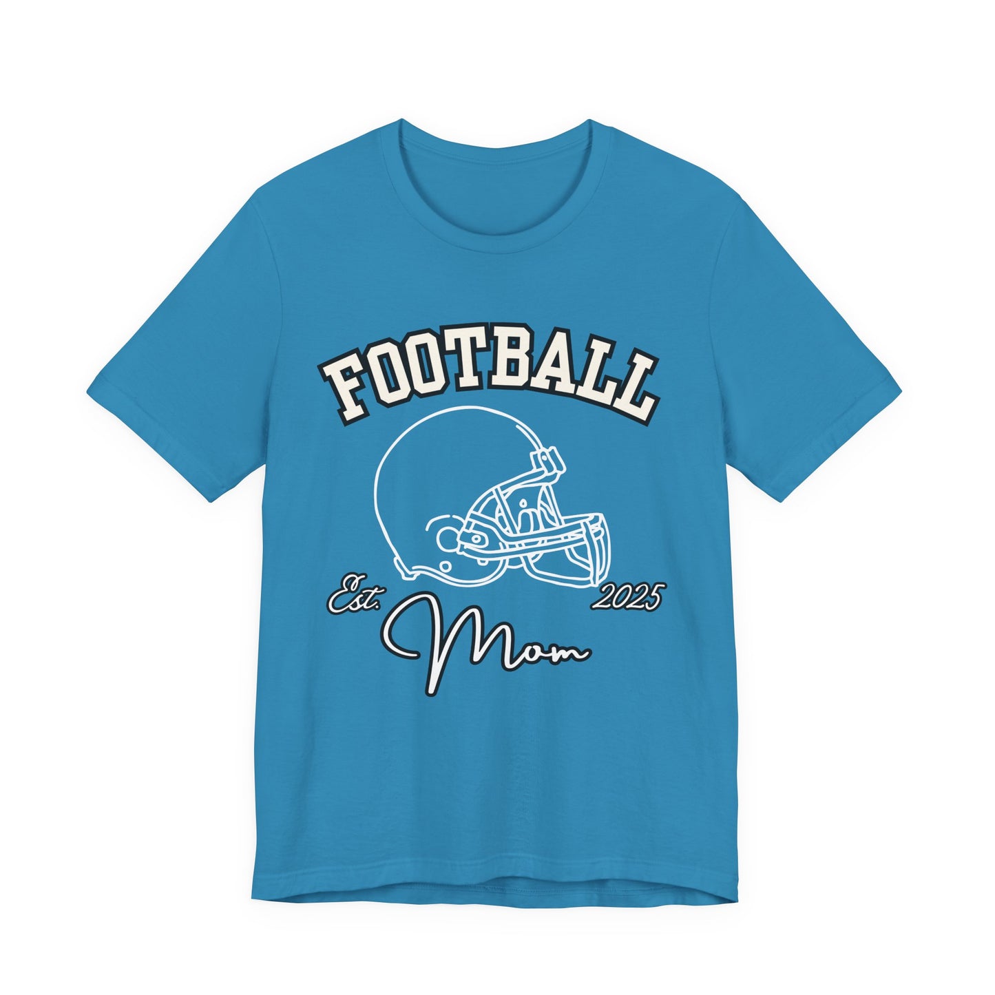 Football Mom Unisex Tee, Sports Fan Shirt, Gift for Moms, Casual Wear, Football Season Apparel, Family Game Day Top
