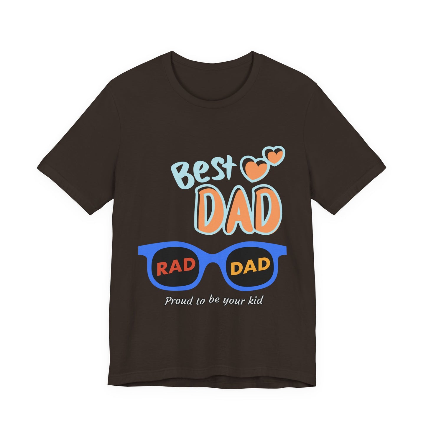 Best Dad Jersey Tee, Unisex T-Shirt, Father's Day Gift, Dad Humor Tee, Sunglasses Design Shirt, Proud to be Your Kid