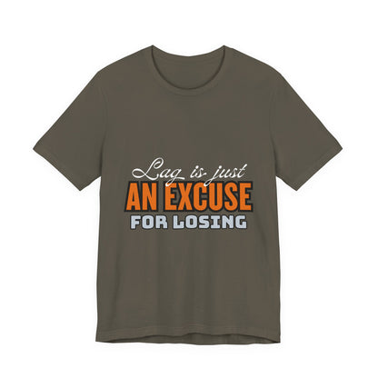 Motivational Fitness Tee, Unisex Jersey Short Sleeve Tee - 'Laziness is just an excuse for losing', Workout Apparel, Gym Shirt, Gift [...]