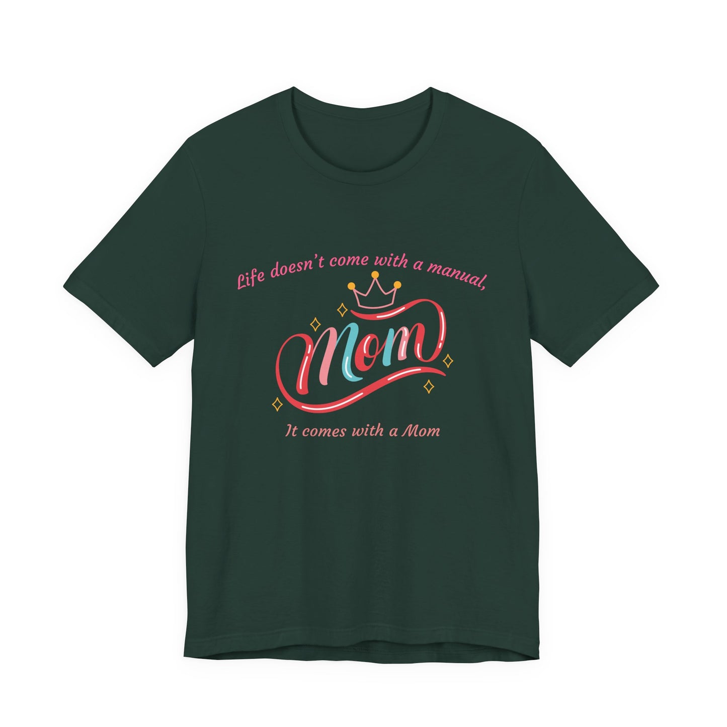 Mom Life Unisex Tee - Celebrating Moms, Perfect Gift for Mother's Day, Family Gatherings, Funny Mom Shirt, Casual Wear, Gift for Moms