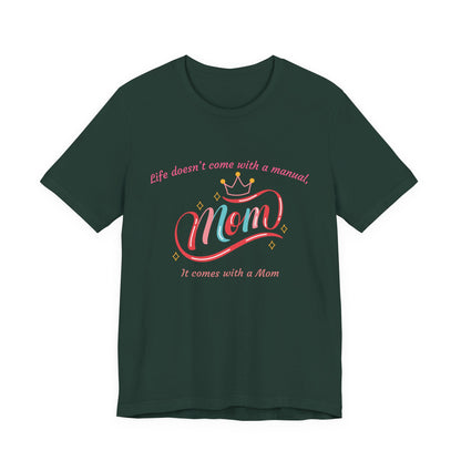 Mom Life Unisex Tee - Celebrating Moms, Perfect Gift for Mother's Day, Family Gatherings, Funny Mom Shirt, Casual Wear, Gift for Moms