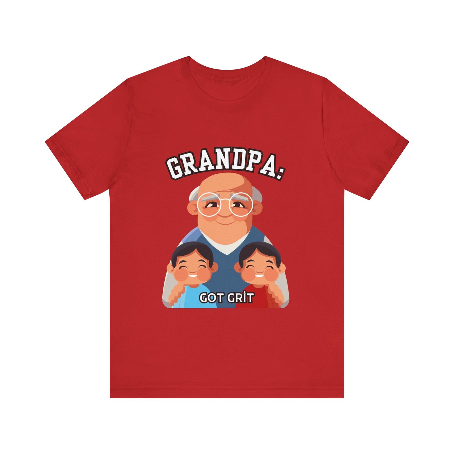 Grandpa Got Grit Tee, Funny Grandpa Shirt, Father's Day Gift, Family Reunion T-Shirt, Cute Gift for Grandpas, Unisex Graphic Tee