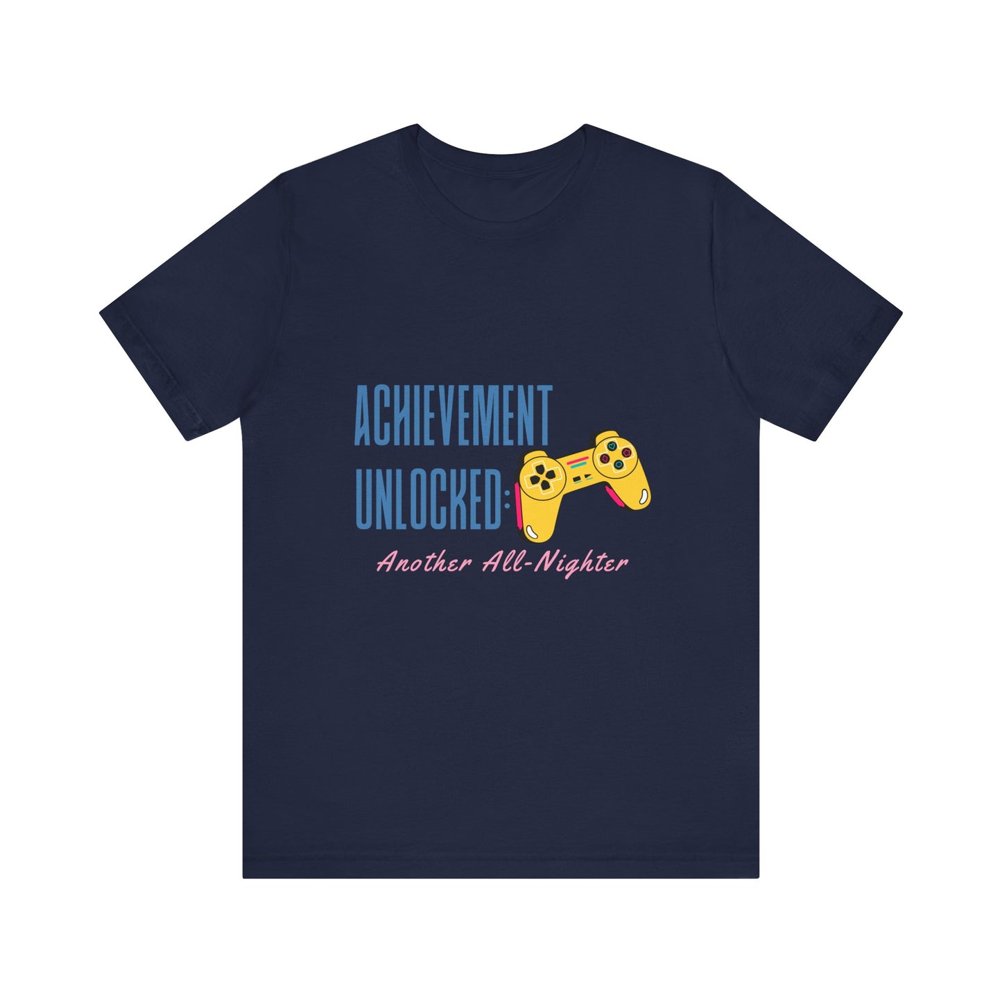 Achievement Unlocked Gamer Tee, Unisex Jersey T-Shirt for Gamers, Perfect for Gaming Nights, Birthday Gift, Casual Wear