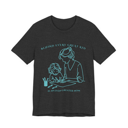 Mom and Child Inspiration Tee, Great Mom T-Shirt, Gift for Moms, Parenting Shirt, Casual Wear, Family Love Top